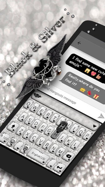 Immagine 0 per BlackandSliver Keyboard B…
