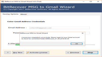 Bild 0 für BitRecover MSG to Gmail W…