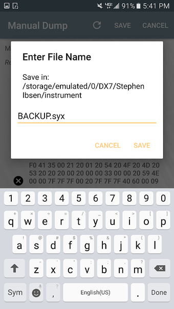 Bild 0 für MIDI SysEx Utility (Syx-L…