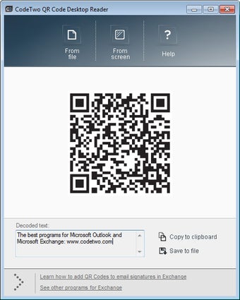 Immagine 2 per Code Two QR Code Desktop …