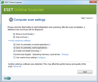 Obraz 3 dla ESET Online Scanner