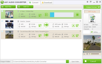 Immagine 3 per Any Audio Converter Freew…
