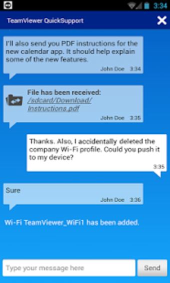 TeamViewer QuickSupportの画像6