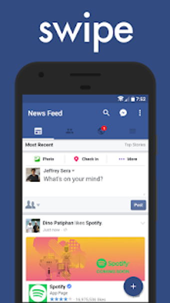 Obraz 2 dla Swipe for Facebook