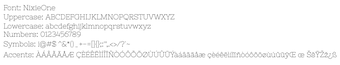 Obraz 0 dla Nixie One