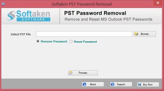 Outlook PST Password Removal