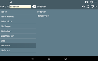 Bild 0 für Czech German Dictionary