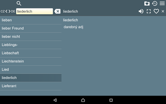Immagine 0 per Czech German Dictionary