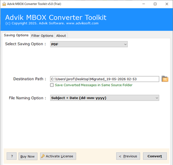 Bild 0 für Advik MBOX to PDF Convert…