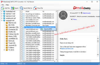 Bild 0 für MailsDaddy NSF to PST Con…