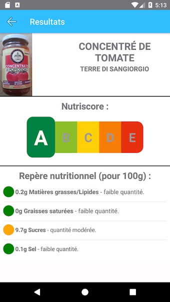 Bild 0 für Nutrition Score 5C