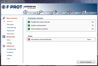 F-Prot Antivirus for Wind…的第0张图片