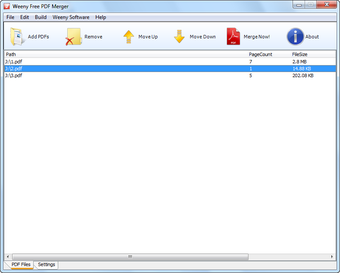 Bild 1 für Weeny Free PDF Merger