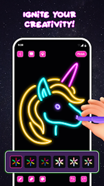 Immagine 0 per Mystic Doodle: Glow Art D…