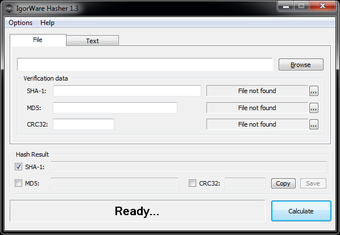 Download IgorWare Hasher for Windows