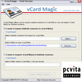 Image 0 pour Import From vCard to Outl…