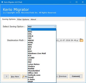 Imagen 0 para Kerio Migrator
