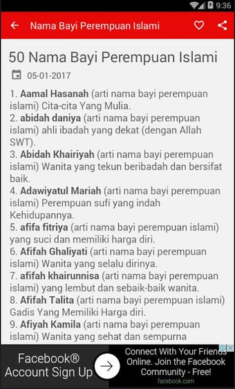 900 Nama Bayi Perempuan Islami