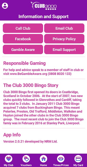 Club 3000 Bingo