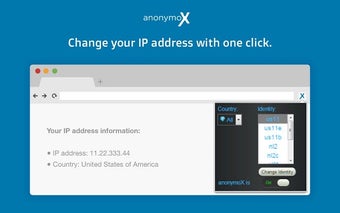 Imagen 0 para anonymoX for Chrome