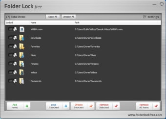 Folder Password Lock