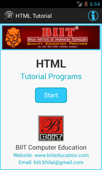 HTML Tutorial Programs