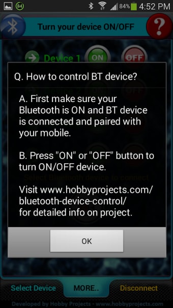Bluetooth 4 Relays Control Pro