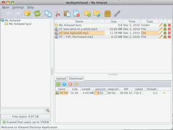 4shared Desktop for Mac的第0张图片