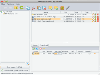 Bild 0 für 4shared Desktop for Mac