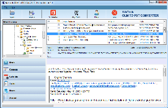 KDETools OLM to PST converter