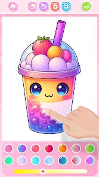 Bild 0 für Boba Tea Coloring Games K…