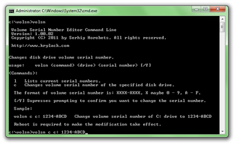 Immagine 0 per Volume Serial Number Edit…