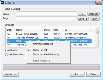 CinEx HD Utility的第0张图片