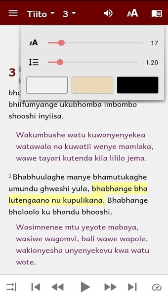Bild 0 für Ndali Bible with Swahili