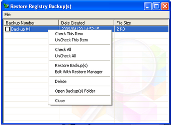 Immagine 0 per Registry Shower