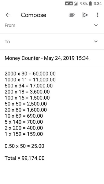 Money Counter