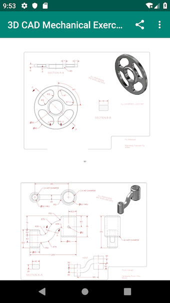 3D CAD Mechanical Exercis…的第0张图片
