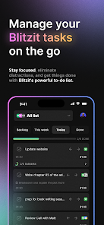 Image 0 pour Blitzit  To-Do List Pomod…