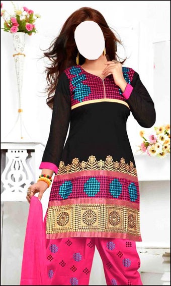 Punjabi Women Photo Suit