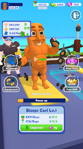Image 0 pour Gym Clicker: Touch Man