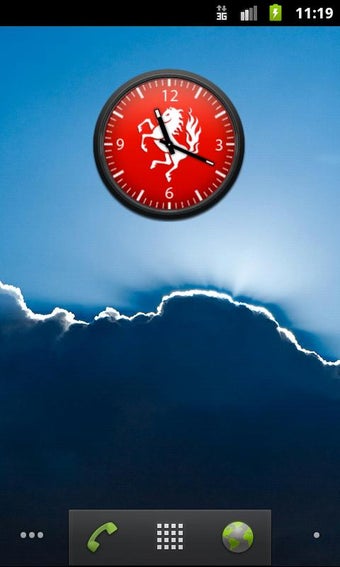 FC Twente Analoge Clock Widget