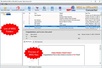 eSoftTools MSG to Office …的第0张图片