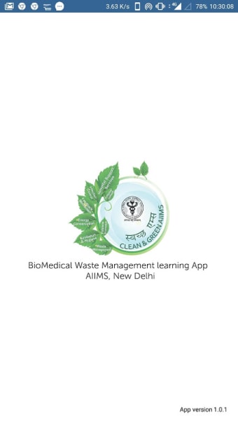 Biomedical Waste Management Learning App