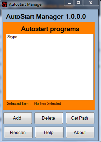 AutoStart Manager