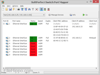 SoftPerfect Switch Port Mapper