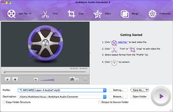 Avdshare Audio Converter for Mac