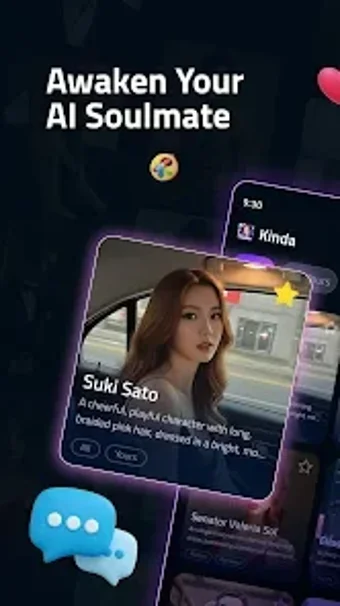 Obraz 0 dla Kinda: AI Character Chat