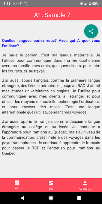 Image 0 for TCF Niveaux A1,A2