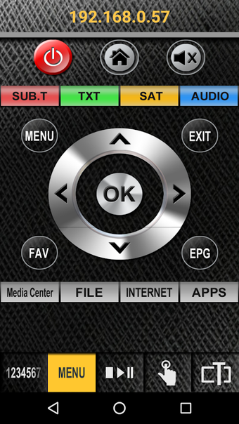 Duosat Next UHD Remote Control