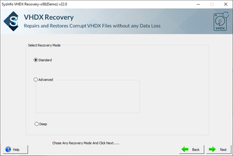 SysInfo VHDX Recovery Too…の画像0